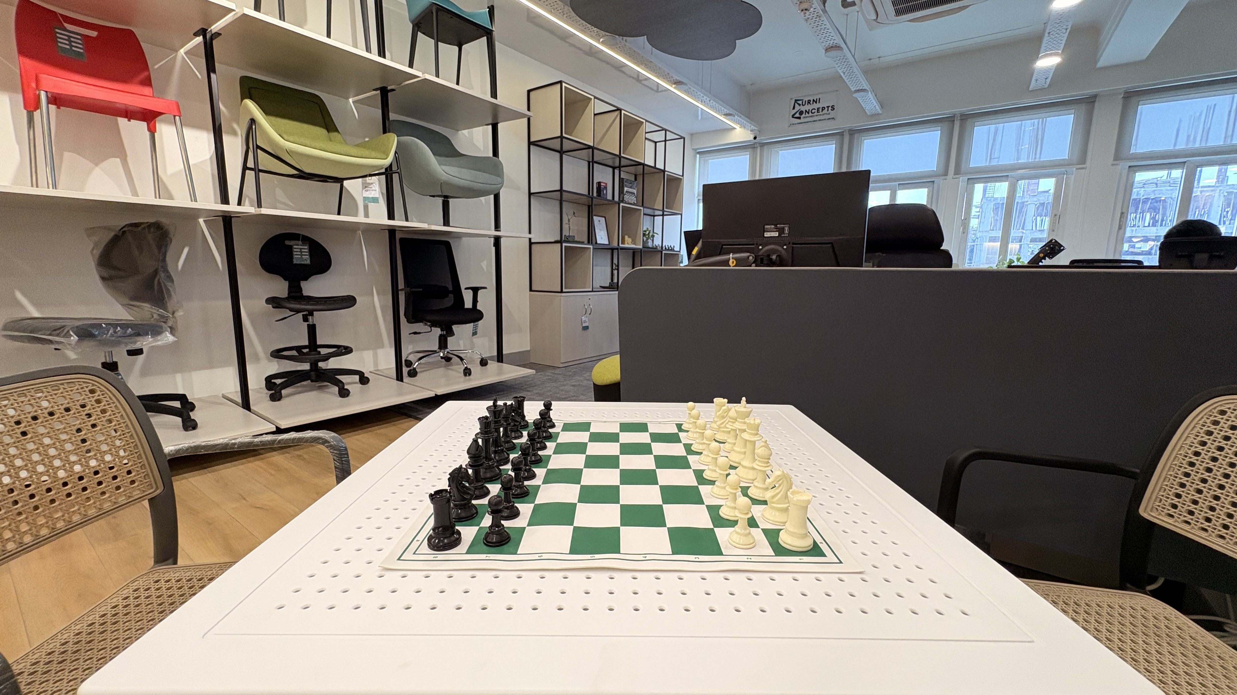 Furniconcept lab Showroom , Chennai. India - office furniture project by Furniconcepts